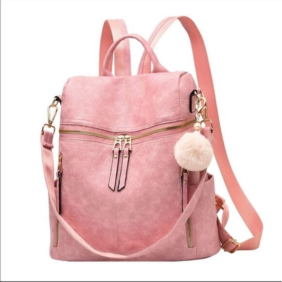NEW PU LEATHER BACKPACK PURSE 🎀 - Picture 3 of 10